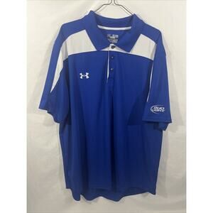Under armour Bud Light White And Blue Polo Men’s 2xl